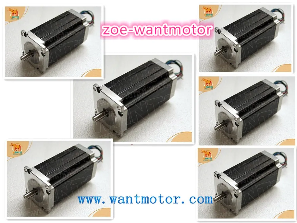 

Good news!shipping from USA!!6PCS Nema 23 wantai Stepper Motor 425oz-in, 4.2A, WT57STH115-4204A CNC Foam Mill Cutter, Engraver