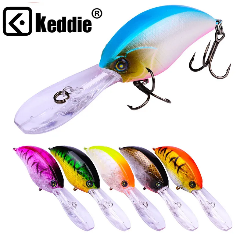 6 шт. Пластик Bassbait цветов Блесен 12 г 0 43 унц./9 см 3 54 "рыболовные снасти С # BKB Крючки