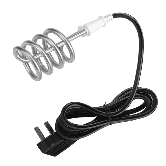 Portable Electric Immersion Heater Boiler Spiral Water Heating Portable Electric Immersion Heater Boiler Spiral Water Heating Element 1500w 220v