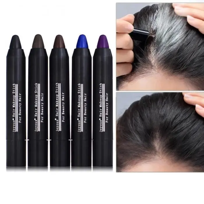 Быстросохнущая ручка для волос смываемый временный краска для волос цветной мелок мелки краска контурная ручка