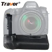 Travor Вертикальная Батарейная ручка держатель для Canon 6D Mark II 6D2 DSLR камера Замена BG-E21 работать с LP-E6/LP-E6N батарея