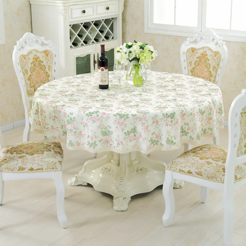 

Square Lace Table Round Tablecloth Peony Flower Table Cloth Rectangular Dining Cover Cloths Tablecover tafelkleed mesa obrus E25