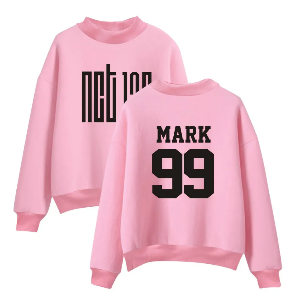 Kpop Kpop NCT 127 Hoodies Women Turtleneck Hip Hop Hoodie Sweatshirt