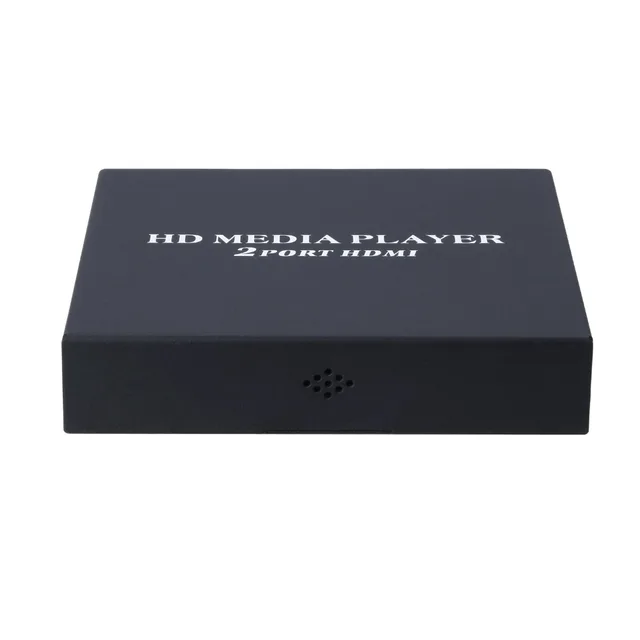 REDAMIGO Full HD 1080P Media Player Center MultiMedia Video Player Media box with 2 port HDMI VGA AV USB SD/MMC mkv H.264 HDD026