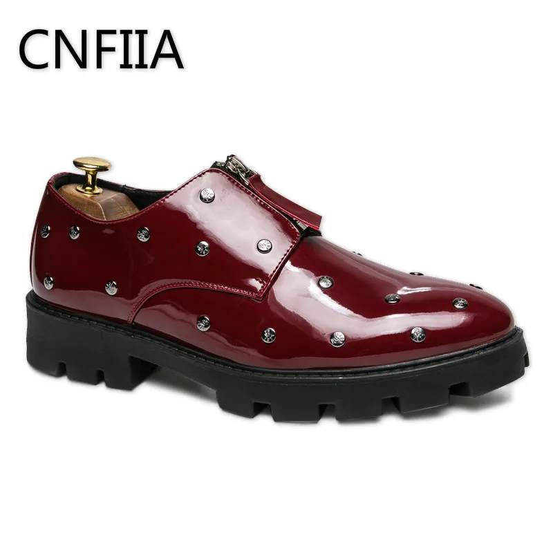 

CNFIIA Men Shoes Loafers Office Man Slip-On Brand Designer Shoes White Black Red Moccasins Men Luxury Mens Loafers Leather 2018