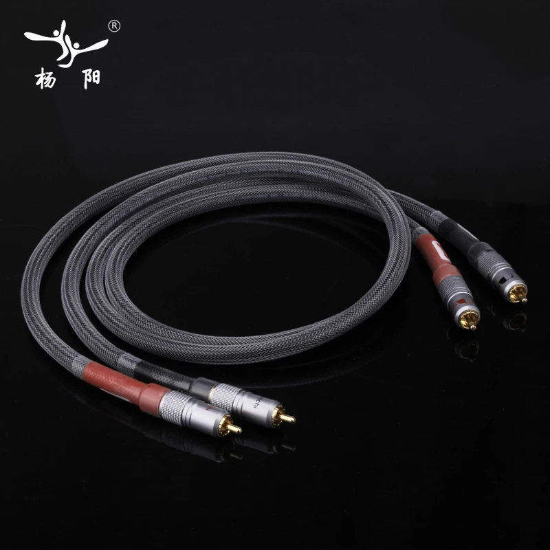 YYAUDIO M 500 Hifi RCA кабель высокого качества OFC HIFI 2RCA аудиокабель штырь штырь|Кабели VGA| |