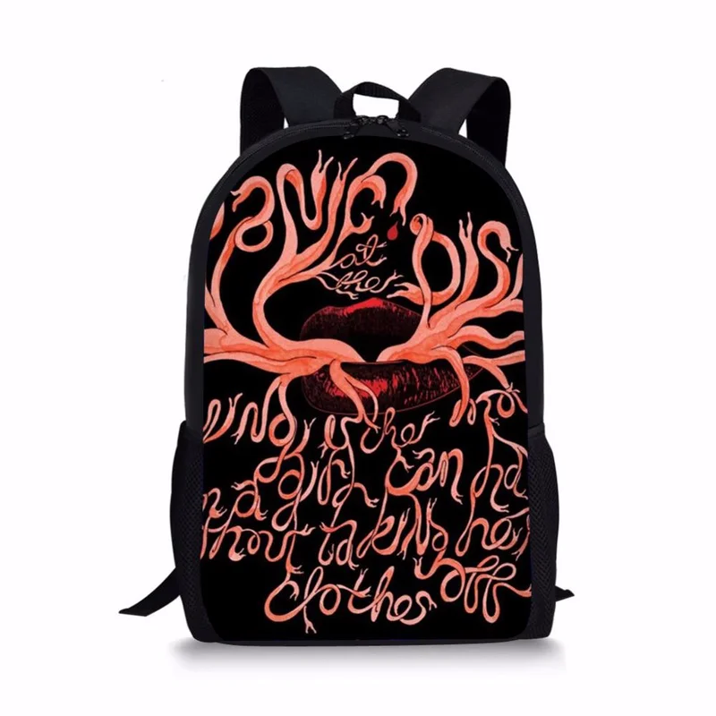 Panic at the disco школьные сумки рюкзак школьные сумки для подростков девочек мальчиков ортопедическая сумка mochila школьная книга Сумка книжная сумка 9