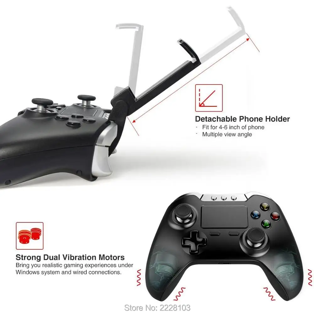 iPEGA 9069 PG-9069 Bluetooth Gamepad Android Game Controller with Touchpad Joystick For Android Phone/Pad Android tv Box