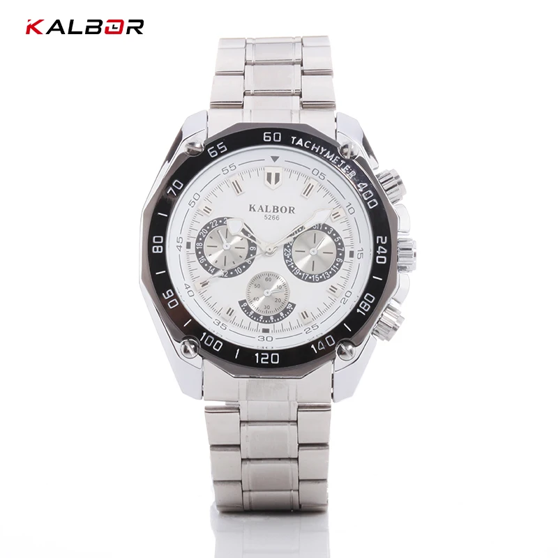 

KALBOR 2018 Brand New Men Watch Men Luxury Quartz Watch 30M Waterproof Male Quartz Clock Wrist Original Men's Watches for Wrists