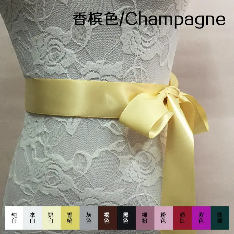 270 см горный хрусталь ремни для женщин платья моделирующий пояс женский свадебный для невесты ремни с кристаллами Толстовка C003 - Цвет: champagne