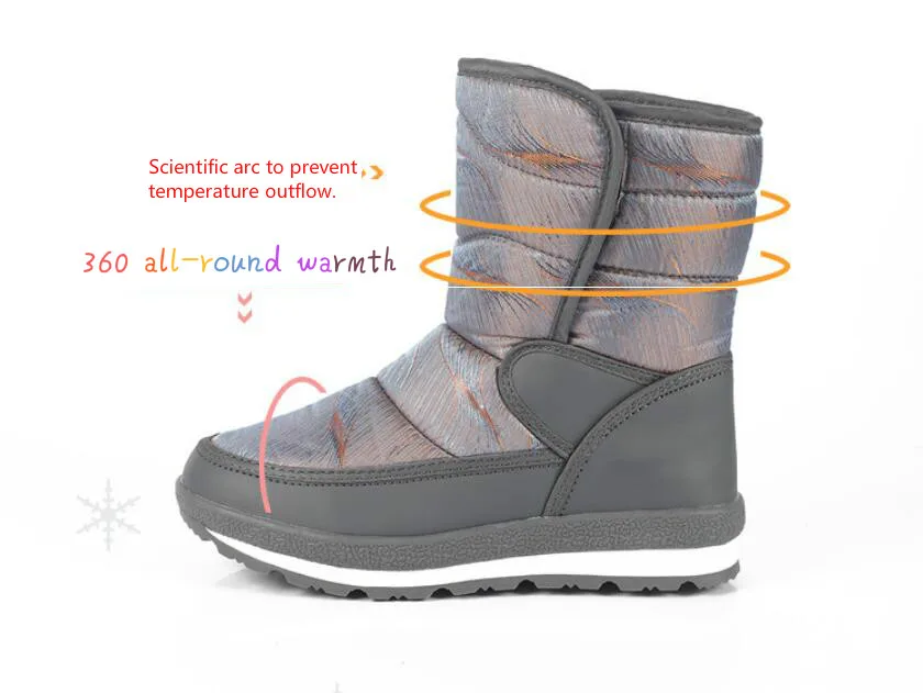 Children's down snow boots-12