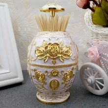 XING KILO, европейский стиль, автоматическая коробка для зубочисток, модный металлический винтажный держатель для зубочисток, диспенсер для зубочисток, коробка 7,5*10 см