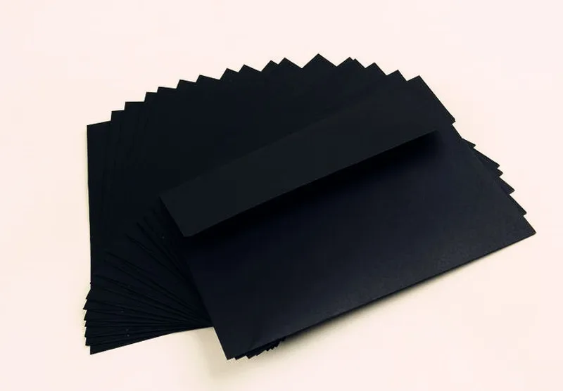 10 шт./партия черно-белые крафтовые бумажные конверты, винтажный Европейский Стиль, крафт-конверт для карт, скрапбукинг, подарок