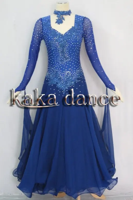 Бесплатная доставка, 100% Новое Соревнование Бальные Стандартный Танца Dress (каждый цвет, ecah размер)-KAKA-B133