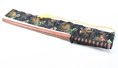 103cm with silk bag Деревянные самурайские мечи с изображением меча "Катана" мечи боккен - Цвет: 103cm with silk bag