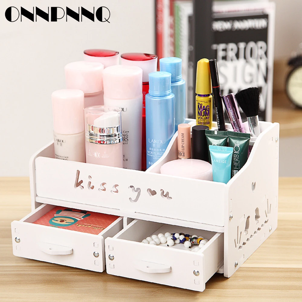 ONNPNNQ Stylish Makeup Brush Storage Box Cosmetic case Lipstick Holder Sundries Small Objects Box Wholesale Desktop Organizer6