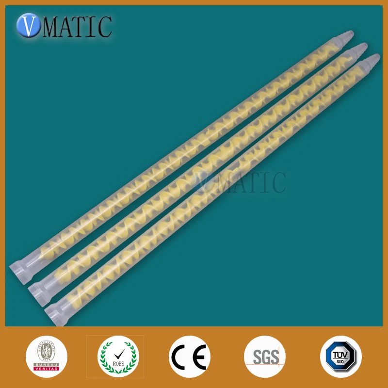 Пластиковые смолы статический смеситель MS13-36 смешивания сопла для Duo пакет эпоксий(желтое ядро
