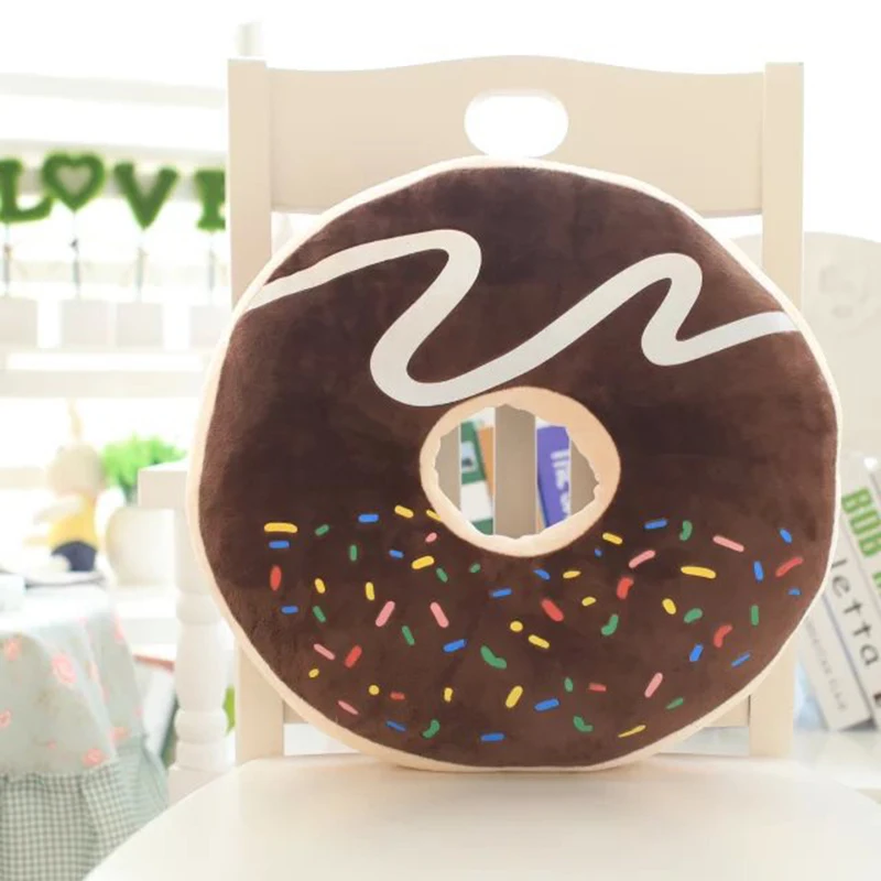 2017 Sweet Chocolates Donuts Shaped Cushion for Chair Back Car Mats