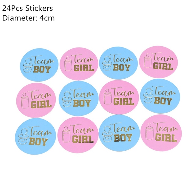 Reveal Disposable Tableware Set Baby Shower Boy Or Girl Plate Napkin Tablecloth Gender Reveal Party Decorations Supplies