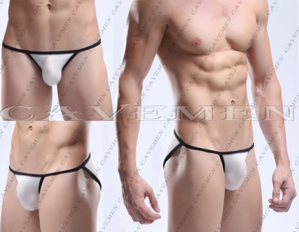 

Black side modification The minimalist design Sexy * 3708 *lingerie Men Sexy T-Back Thong G-String Brief Underwear free shipping