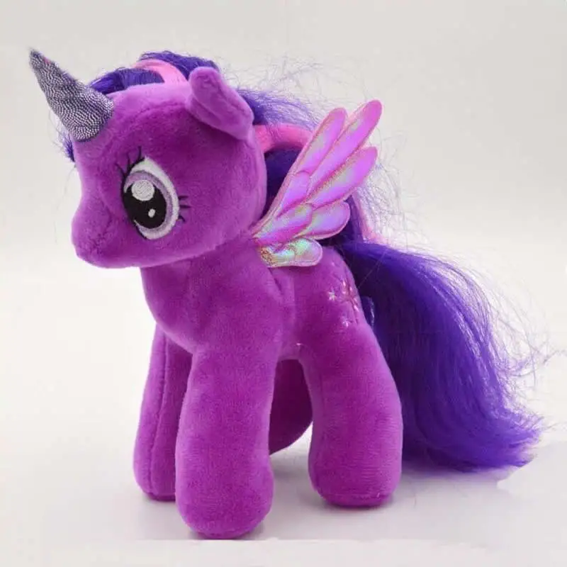 19cm Rainbow Dash unicorn plush Twilight Sparkle Applejack Rarity Fluttershy Pinkie Pie Stuffed Plush lps anime Toys