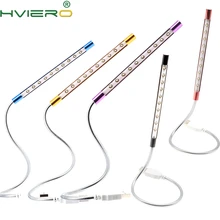 Гибкая ультра яркий мини 10 светодиодный USB металлический корпус настольная лампа для чтения книг светодиодный ночной Светильник Компьютер Лампа для ПК Тетрадь Lap Топ потолочный светильник