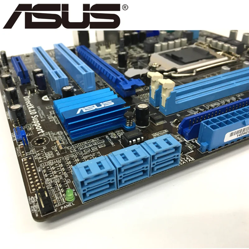 Настольная Материнская плата Asus P7H55 M LE H55 Socket LGA 1156 i3 i5 i7 DDR3 16 ГБ ATX UEFI BIOS