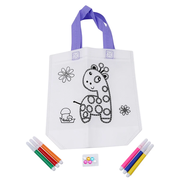 

New Kids Boy Girl DIY Drawing Craft Color Bag Children Learning Educational Drawing Toys with Safe Non-toxic Water Pen Gifts