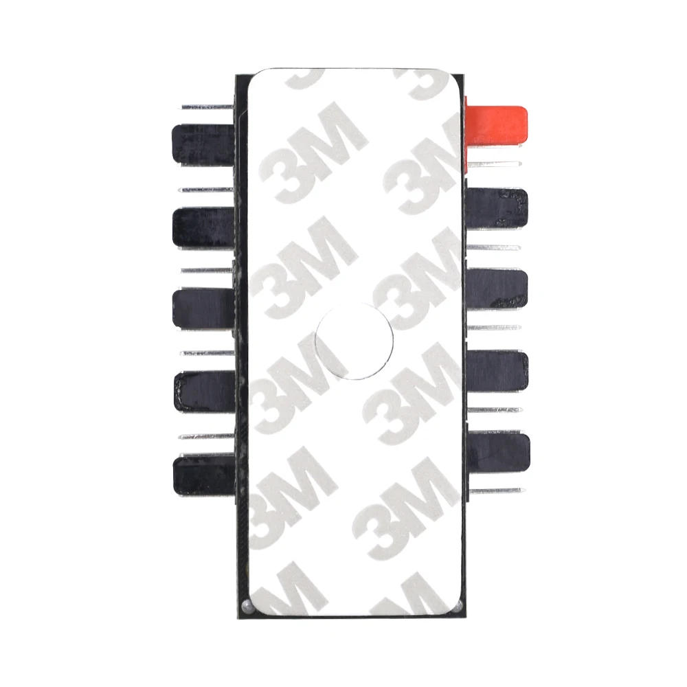 TISHRIC Newest 1 to 10 Sata Molex Cooler Cooling Fan Hub Splitter Cable PWM 12V With Led Power Supply Adapter For Mining