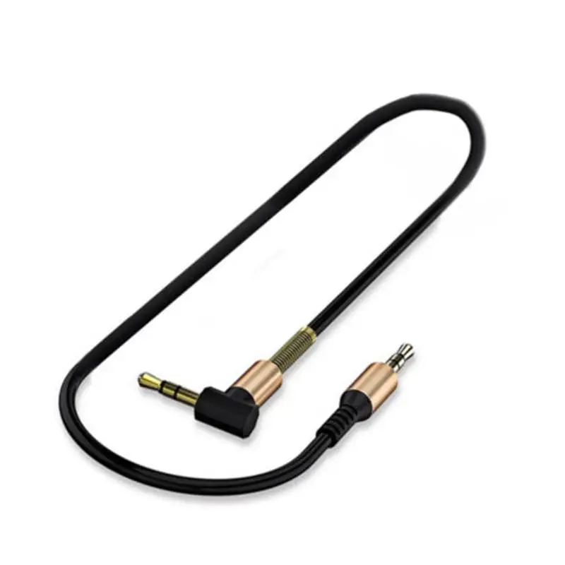 Ostart 3,5 мм разъем Aux кабель Замена аудио кабель папа-папа 90 градусов под прямым углом Aux кабель для ПК телефонов
