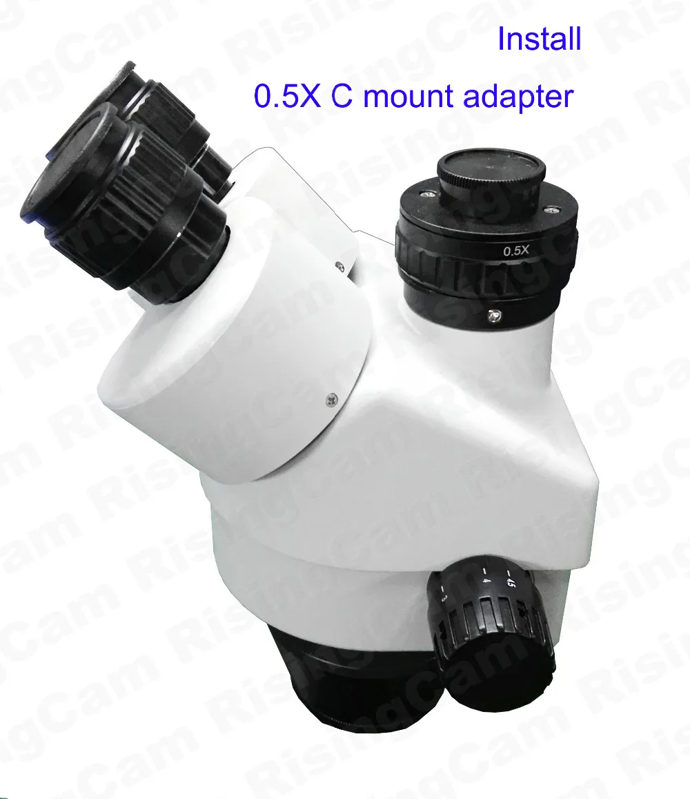install 0.5X CTV with Amscope