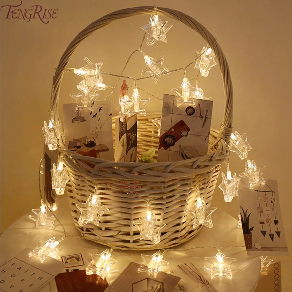 FENGRISE Novelty Lights String LED String Light Navidad Fairy Lights