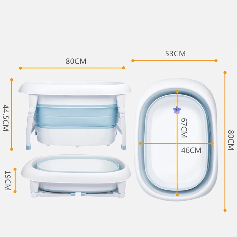 Новорожденный детский складной кран для ванной, детские купальные ванны, для мытья тела, портативный складной детский ванночка для ванны