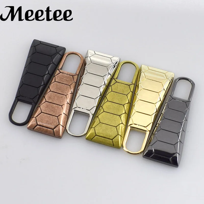 

5Pcs 37mm Metal Zipper Pulls Zip Repair Kits Zipp Pullers For Zip Slider Garment Bag Zippers Accessories DIY Craft A017