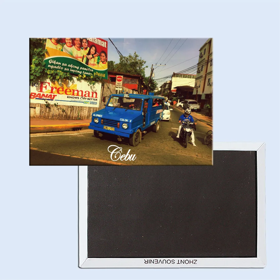 

Street in Cebu Philippines 24334 Fridge Magnet