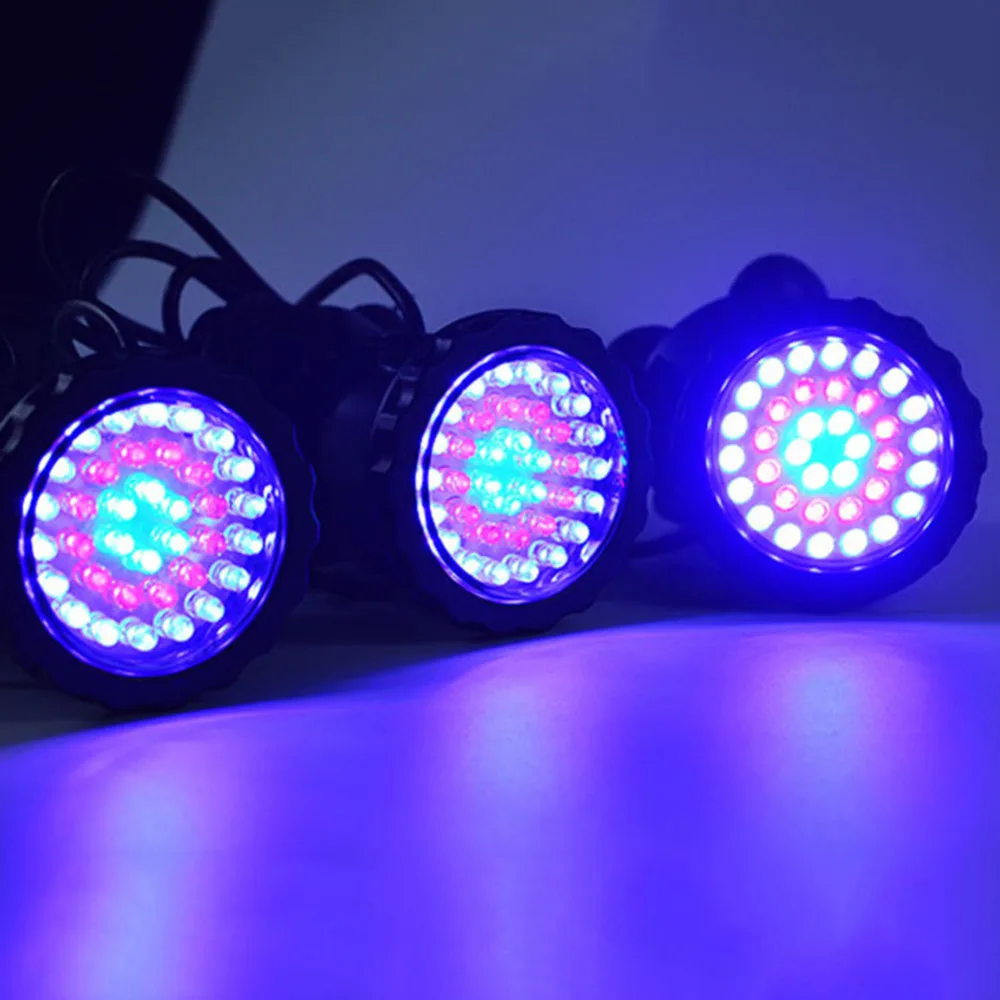 

3pcs 12V LED Underwater Spotlight Lamp 7 Colors Changing Waterproof Spot Light for Garden Fountain Fish Tank Pool Pond Lighting