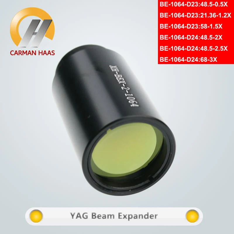 Carmanhaas волокна YAG 1064nm 0.5X 1.2X 1.5X 2X 2.5X 3X расширитель луча для лазерной маркировки резки M22* 0,75