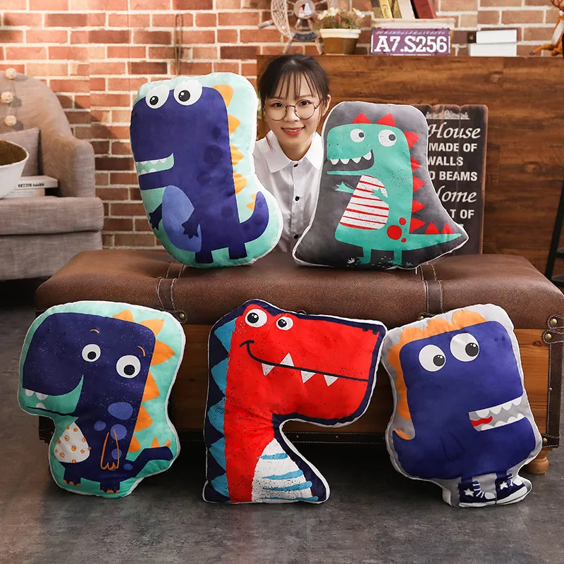 

1pc 5 Styles Cartoon Dinosaur Plush Pillow Sofa Cushion Home Decoration Birthday Gifts Valentine Gifts
