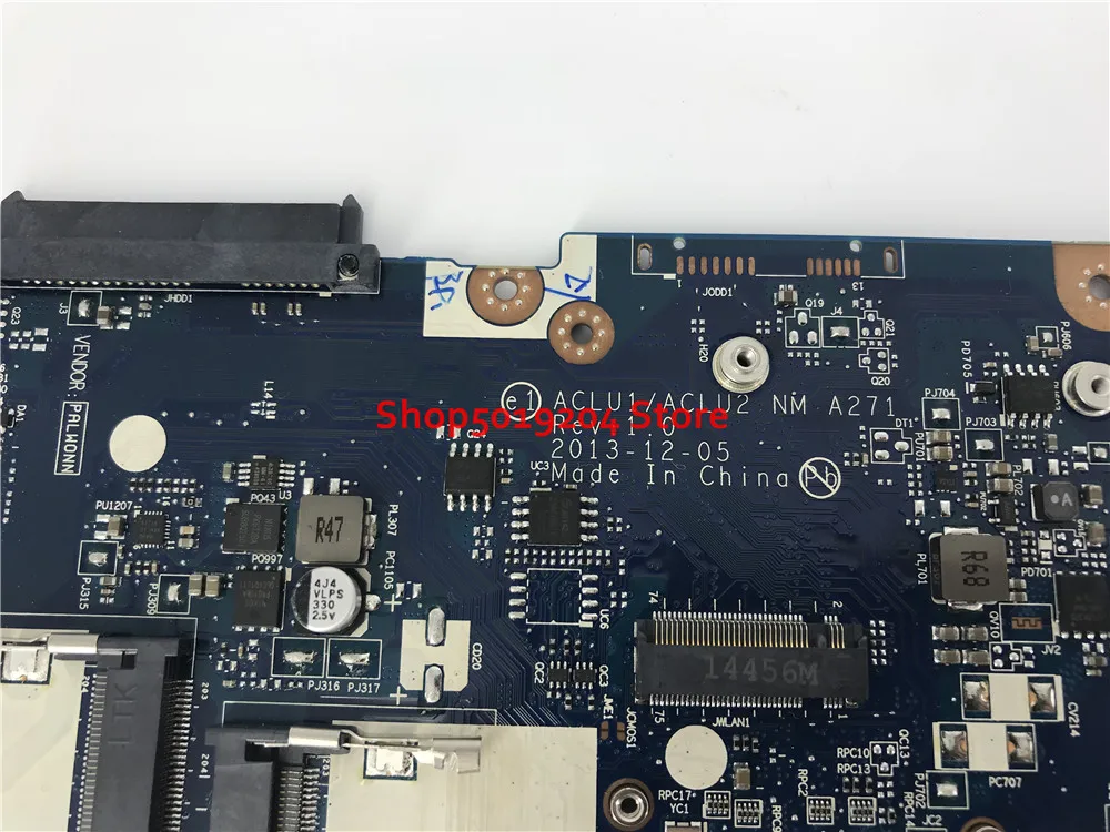 ACLU1/ACLU2 NM-A271 Für Lenovo G50-70 Z50-70 i3 motherboard mit grafikkarte 100% getestet NEUE main