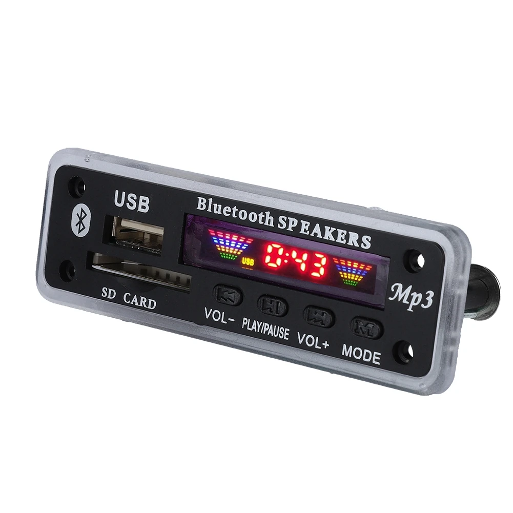 SDM01BT+ U-DX Bluetooth 5,0 4 цвета экран MP3 FM APE FLAC декодирование плата модуль