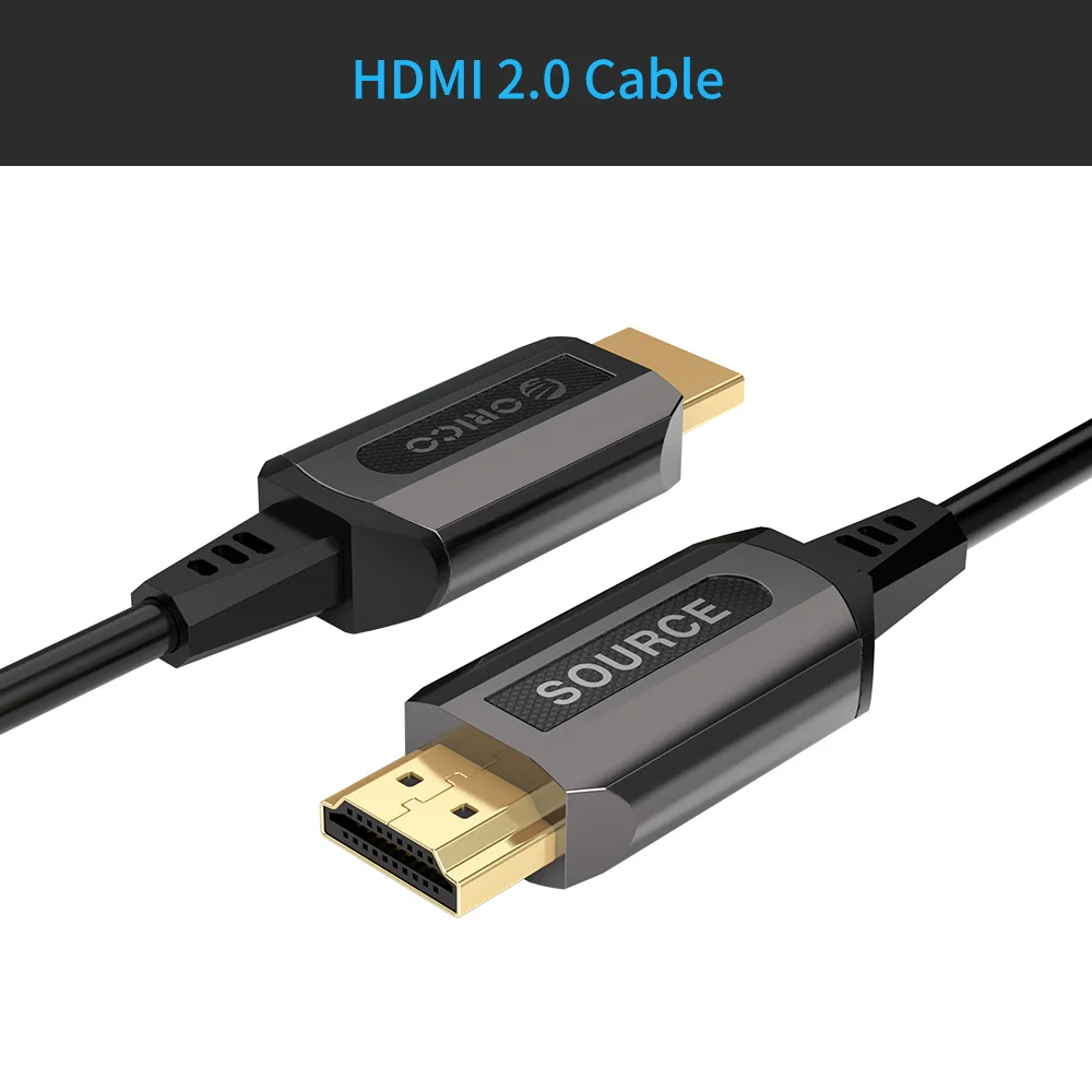 ORICO HDMI2.0 Кабель Штекерный HDMI2.0 кабель 4 к 60 Гц 18 Гбит/с Оптическое волокно HDMI разъем для ТВ ПК проектор ноутбук компьютер