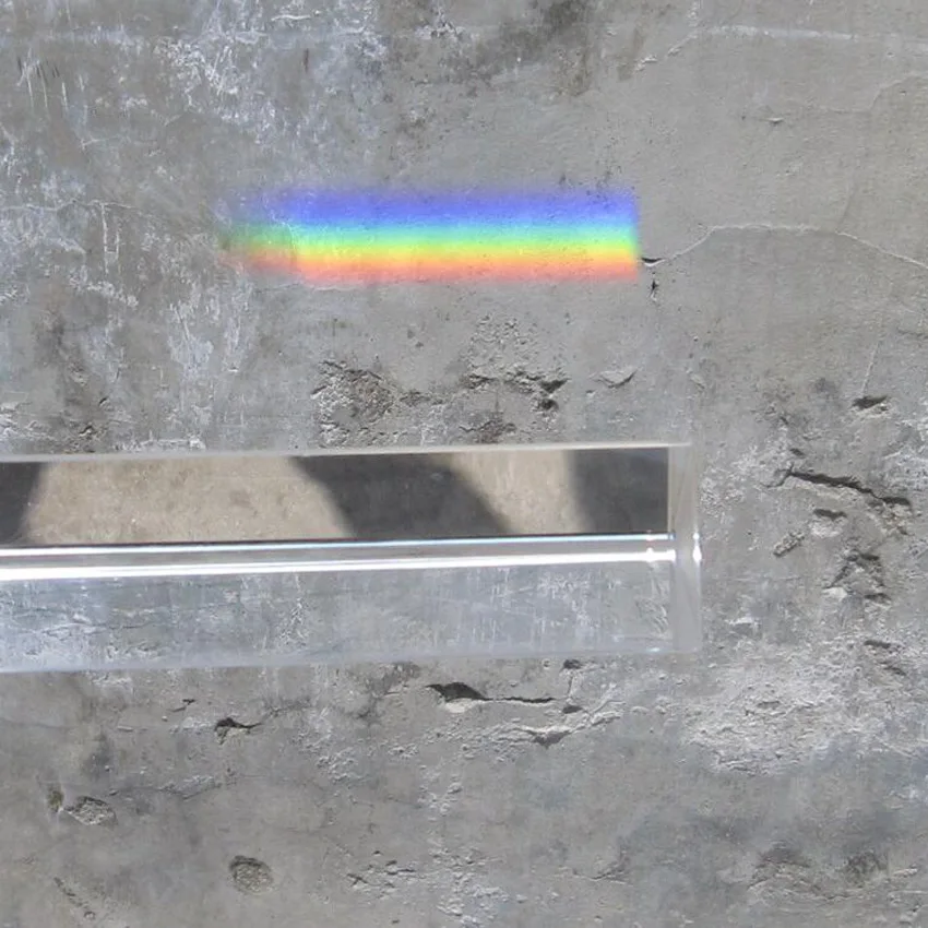 Треугольная Цветовая Призма оптический правый угол k9 материал студенческое экспериментальное оборудование