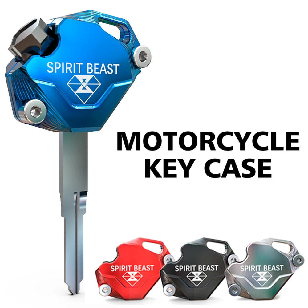SPIRIT BEAST Motorcycle Key Cover Case Shell Scooter Accessories CNC