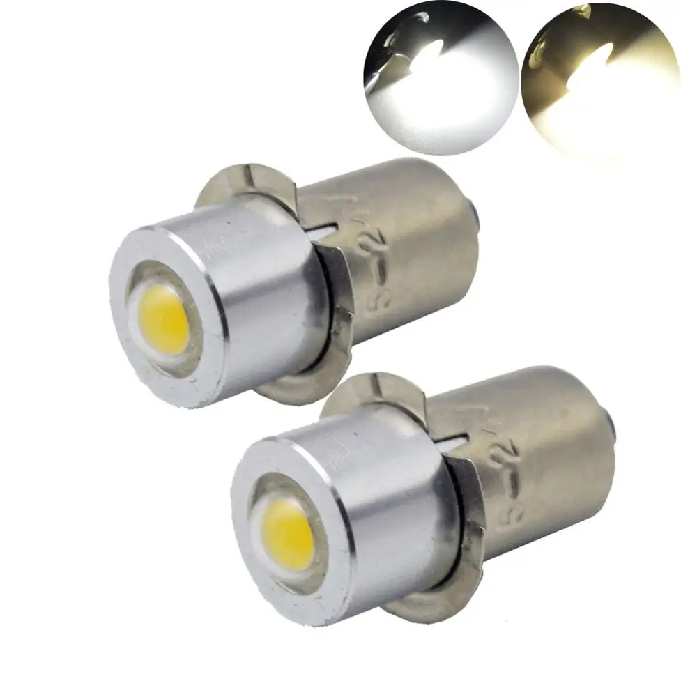 100X P13.5S PR2 PR3 PR4 High power COB 1W spot indicator led flashlight Torch lamp 4300K 6000k AC4.5V 6V 12V 5-24V 3-18V