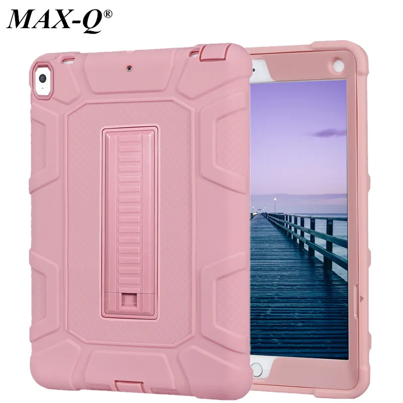 New Silicon PC Safe Back Cover Stand Protective Shell Tablet Kids Case