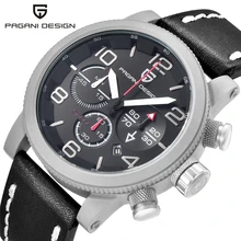 PAGANI DESIGN Top Brand Luxury Men Swimming Quartz Outdoor Sports Watches Military Relogio Masculino Clock With Leather Strap