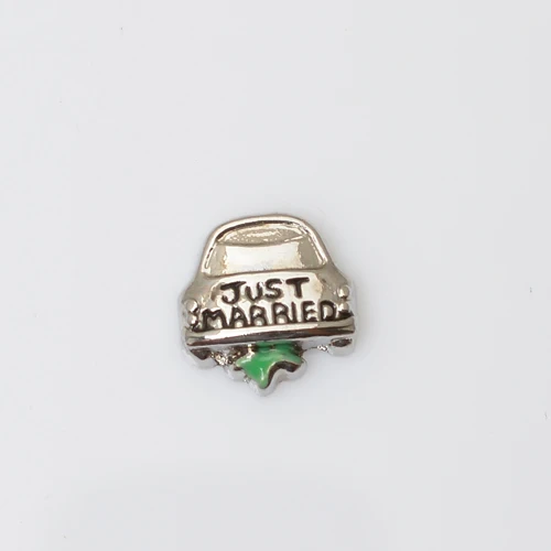 

JUST MARRIED, Floating charm fit floating charm lockets, FC0293,10PCS/LOT