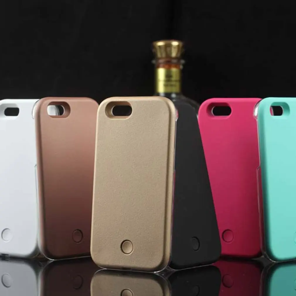 

phone xr case/ phone xs max case/ Phone 5 5s SE 6 6s 7 8 Plus X Perfect Selfie Light Up Glowing Case Cover Phone Case