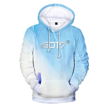 

2019 GOT7 PRESENT YOU Fashion 3D Hoodies Men Warm Fall Winter Long Sleeve Skull Fashion Print Sweatshirts 3D Hoodie Clothes