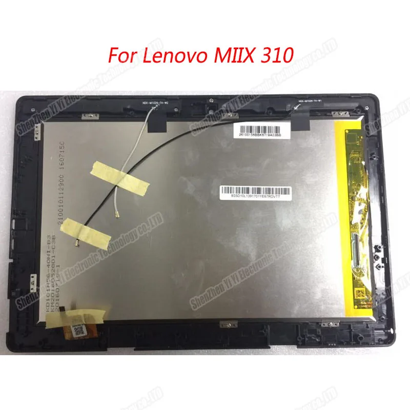 

New For Lenovo MIIX 310-10ICR MIIX 310 LCD Display+Touch Screen Assembly with frame